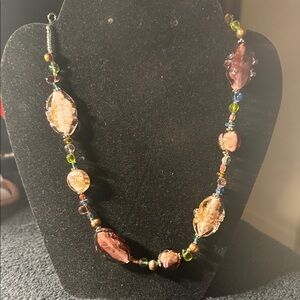 Elegant Multicolor Beaded Necklace